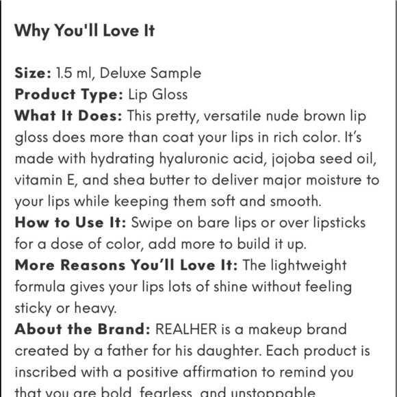 🌻 Reahler Color Rich Lip Gloss | I Am Radiant - Picture 2 of 4